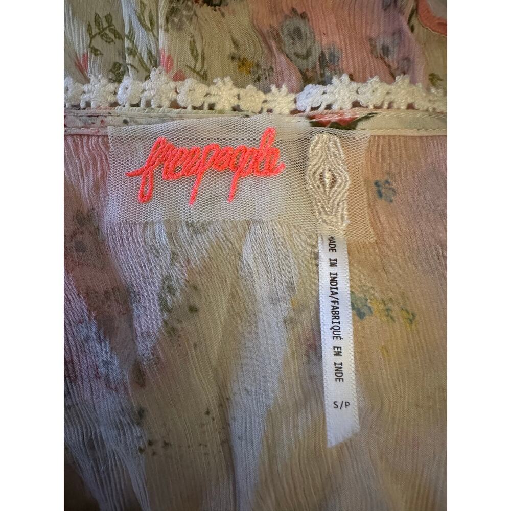 Free People Dainty Ethereal Cottage Love You Bunches Maxi Dress Pastel Small - Picture 13 of 16